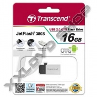 TRANSCEND 16GB USB 2.0 PENDRIVE JETFLASH 380 OTG EZÜST 