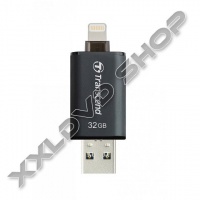 TRANSCEND 32GB USB 3.1 LIGHTNING PENDRIVE JETDRIVE GO 300 FEKETE