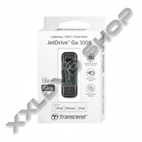 TRANSCEND 32GB USB 3.1 LIGHTNING PENDRIVE JETDRIVE GO 300 FEKETE
