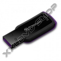 TRANSCEND 32GB USB 2.0 PENDRIVE JETFLASH 360 FEKETE / LILA