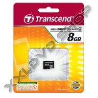 TRANSCEND 8GB MICRO SDHC MEMÓRIAKÁRTYA CLASS 4 