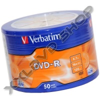 VERBATIM DVD-R 16X LEMEZ - SHRINK (50)