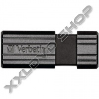 VERBATIM PINSTRIPE 64GB PENDRIVE USB 2.0 - FEKETE