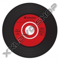 VERBATIM CD-R AZO DATA VINYL 52X LEMEZ - SLIM TOKBAN (10)