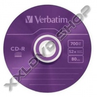 VERBATIM CD-R 52X 700MB AZO SZÍNES LEMEZEK - SLIM TOKBAN (10)