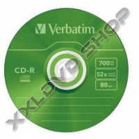 VERBATIM CD-R 52X 700MB AZO SZÍNES LEMEZEK - SLIM TOKBAN (10)