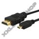 MEDIARANGE MICRO HDMI - HDMI 1.4 KÁBEL 1M