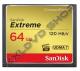 SANDISK EXTREME 64GB COMPACT FLASH UDMA7 MEMÓRIAKÁRTYA