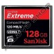 SANDISK EXTREME 128GB COMPACT FLASH MEMÓRIAKÁRTYA