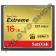 SANDISK EXTREME 16GB COMPACT FLASH UDMA7 MEMÓRIAKÁRTYA 