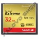 SANDISK EXTREME 32GB COMPACT FLASH UDMA7 MEMÓRIAKÁRTYA