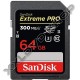 SANDISK EXTREME PRO 64GB SDHC MEMÓRIAKÁRTYA 4K UHS-I U3 CLASS 10 (280R/250W MB/S)