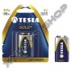 TESLA 9V ALKÁLI ELEM GOLD+ (BLISTER) 6F22