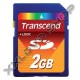 TRANSCEND 2GB SD MEMÓRIAKÁRTYA CLASS 2 