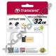 TRANSCEND 32GB USB 2.0 PENDRIVE JETFLASH 380 OTG ARANY 