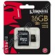 KINGSTON 16GB MICRO SDHC MEMÓRIAKÁRTYA UHS-I CLASS 10 (90/45 MB/S) + ADAPTER